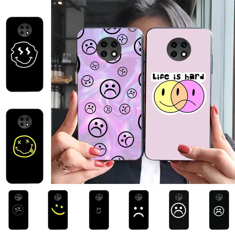 

Sad boy happy face Phone Case For Redmi 9 5 S2 K30pro Silicone Fundas for Redmi 8 7 7A note 5 5A Capa