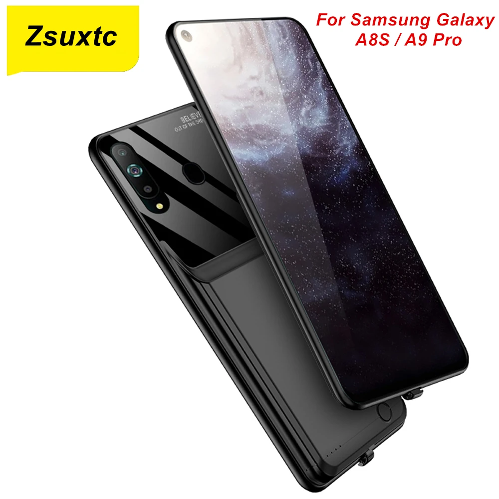 

Чехол-аккумулятор 10000 мАч для Samsung Galaxy A8S A8S A9 Pro, умный чехол с зарядным устройством для Samsung Galaxy A8S, чехол-аккумулятор