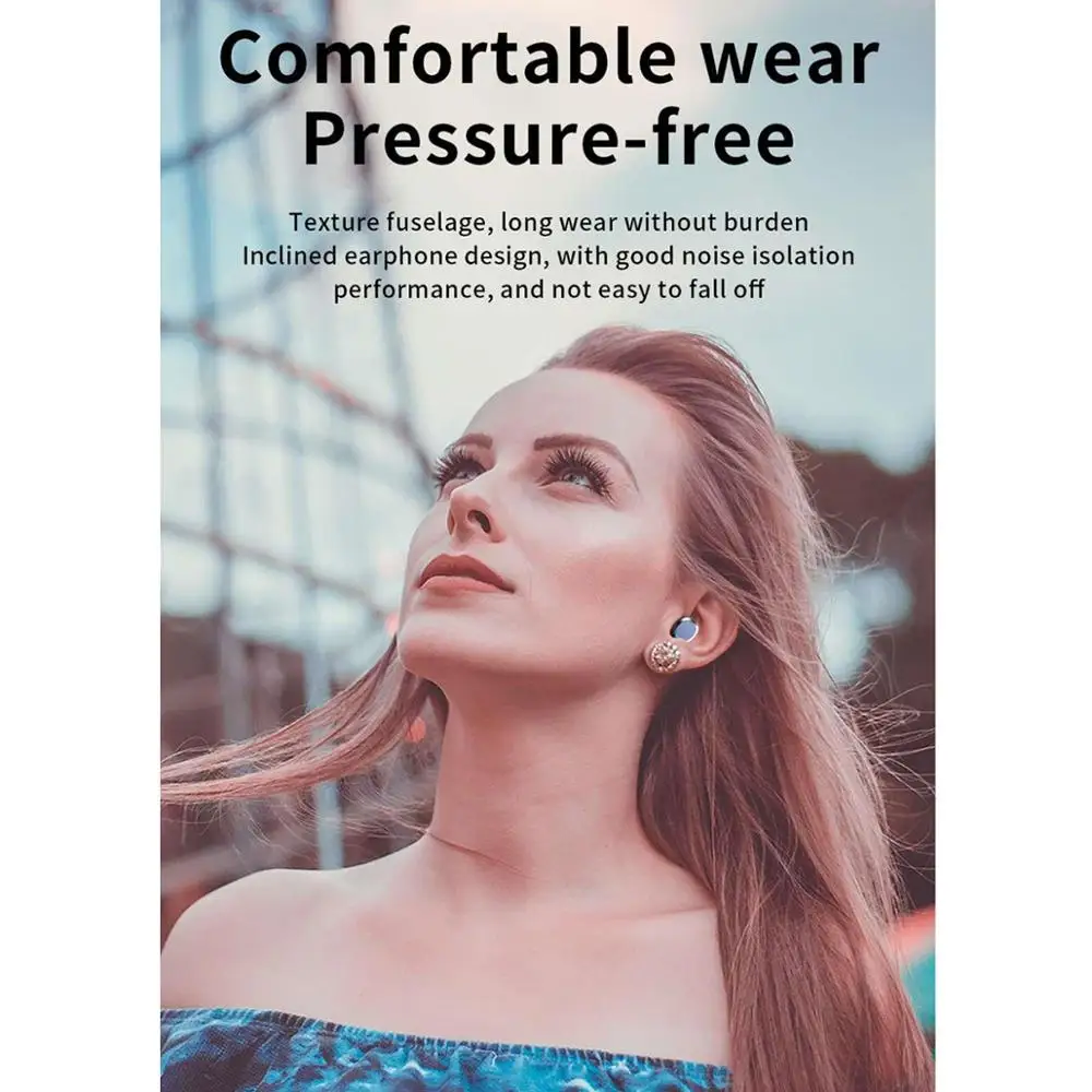 Rollme T08 TWS Wireless Earbuds Bluetooth 5.0 HiFi Tone Earphones Noise Cancelling Gaming Metal Headset IPX6 Waterproof | Электроника