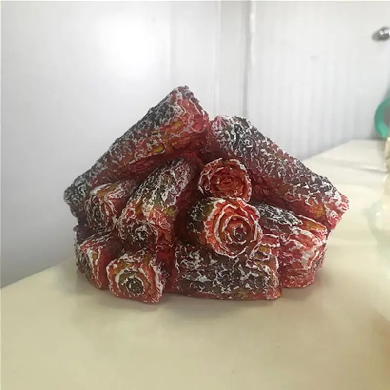 

Имитация угля пламени, лампы-фонарики, имитация камина, светодиодная лампа с эффектом пламени, лампочка с батареей ААА для украшения двора, ...