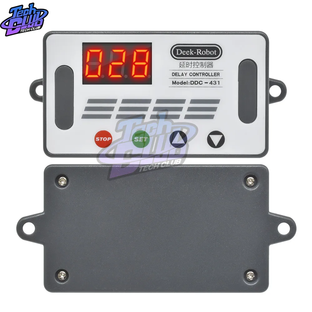 Модуль реле времени с цифровым дисплеем задержкой преобразователь цикла защита