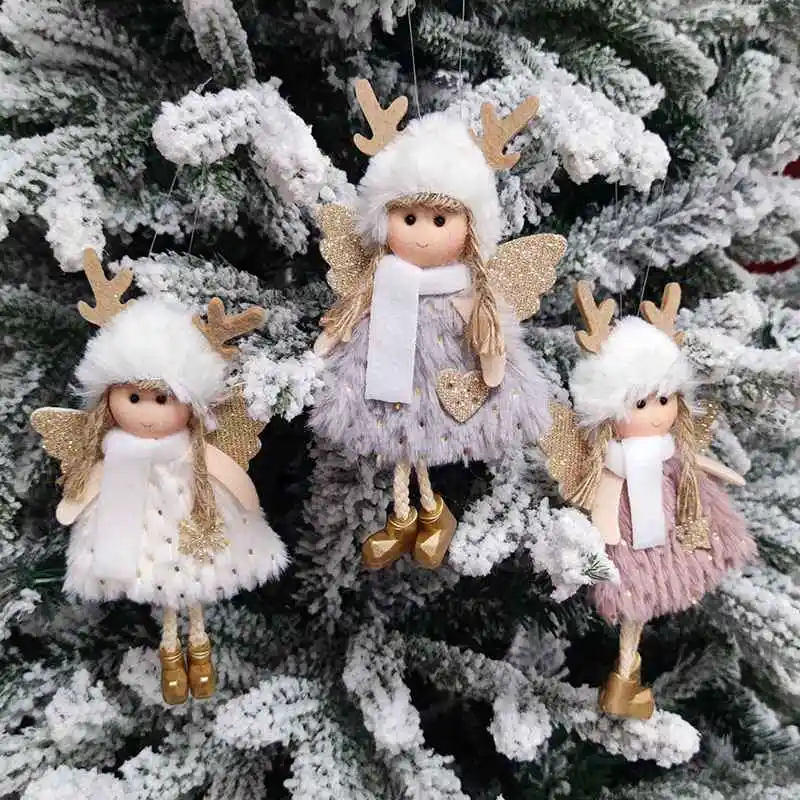 Tree Ornament Christmas New Year Gift Decoration Cute Angel Doll Xmas | Дом и сад