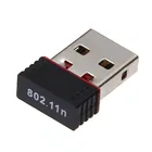 Сетевой адаптер Mini Usb 2,0 802.11n, 150 Мбитс, Поддержка шифрования Wep Wpa 64128 битс для ПК Windows Vista Mac Linux