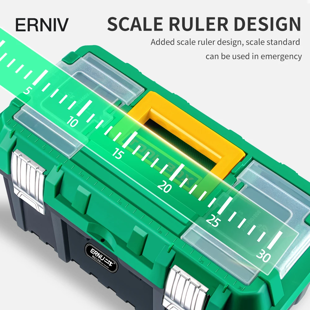Пластиковый ящик для инструментов со съемным лотком сверхпрочный с 2