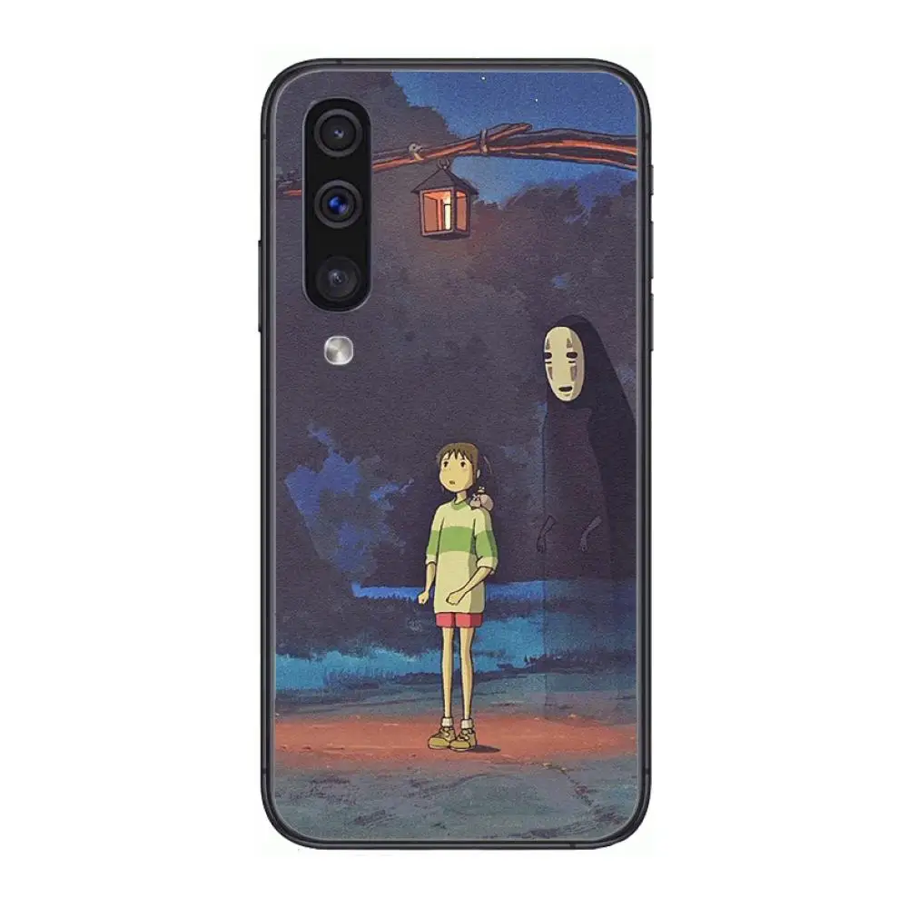

Anime Spirited Away case Phone Case Hull For Samsung Galaxy A 3 5 6 7 8 9 E 2018 Plus 2017 E S Black Shell Art Cell Cover TPU
