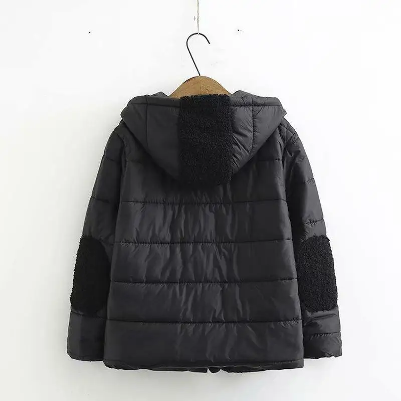 Европейские зимние пальто размера плюс хлопковые куртки с капюшоном и большими