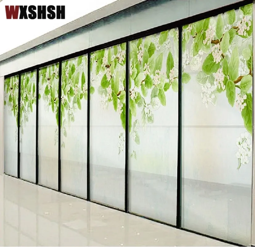 Индивидуальный размер электростатическое окно пленка османтус шаблон частный