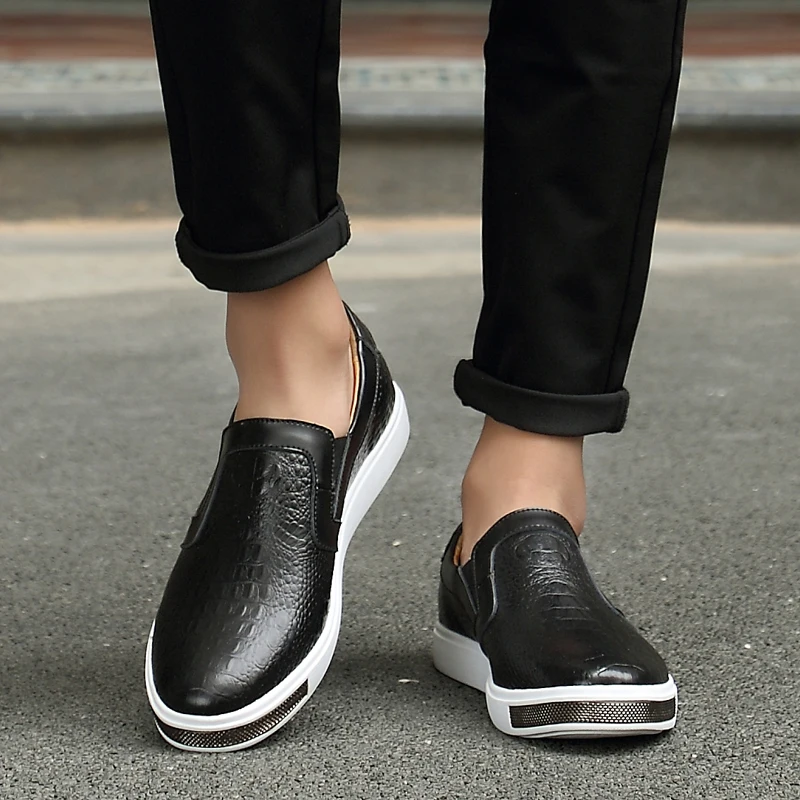 2019 Autumn Loafers Shoe Men Comfortable Boat Shoes *5023 Male Brand Driving New Lazy Footwear Black Men's Casual | Обувь