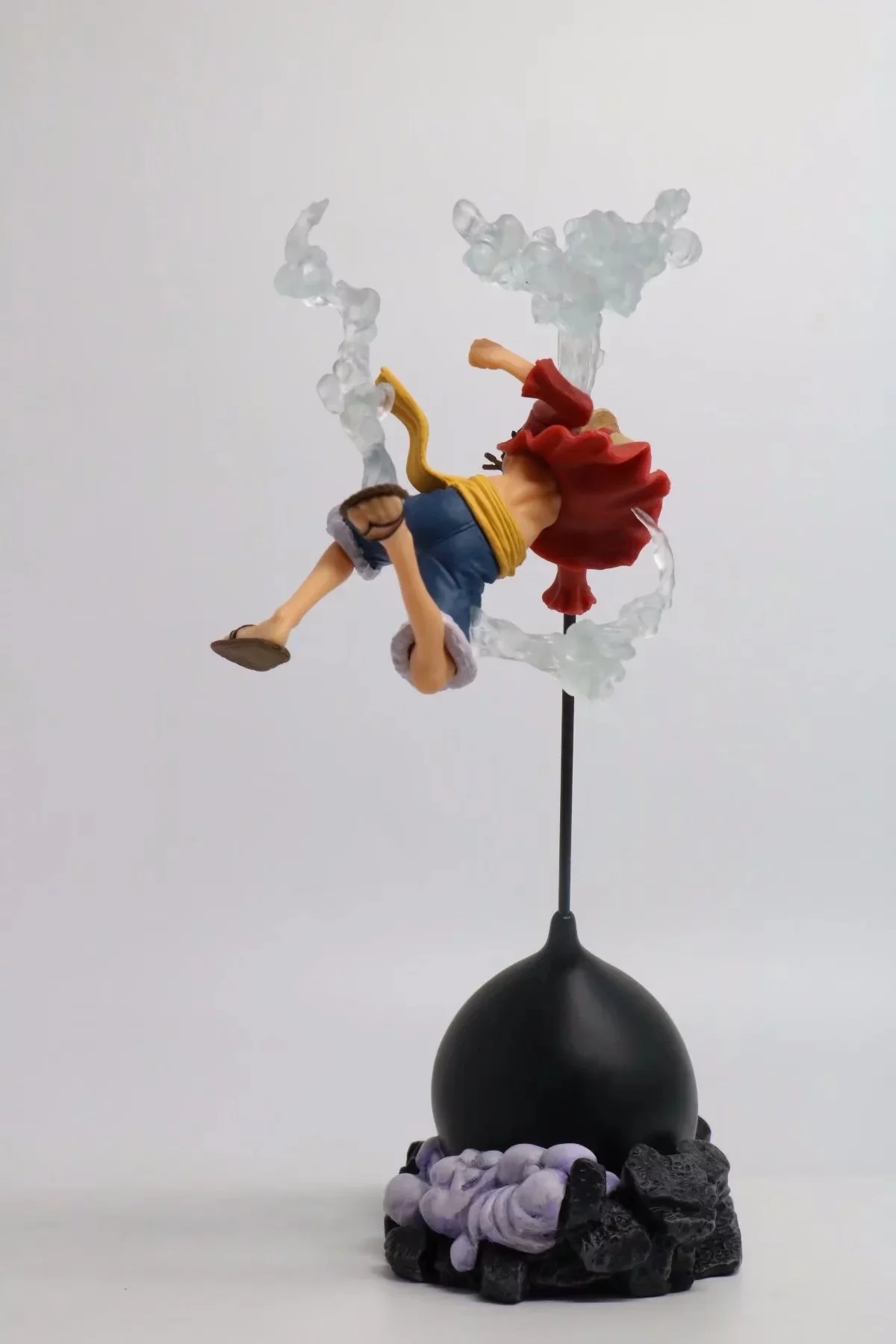 One Piece Anime Luffy Combat form Straw hat PVC Action Figure Collection Model Toy | Игрушки и хобби