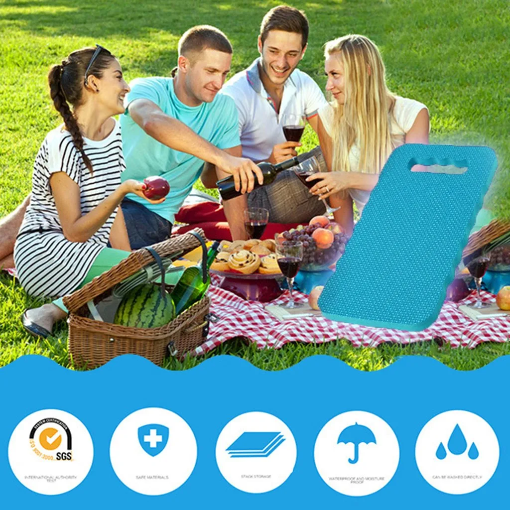 

Портативные водонепроницаемые наколенники для сада, Нескользящие наколенники из ЭВА для ползания, противообрастающий коврик для дома и ул...