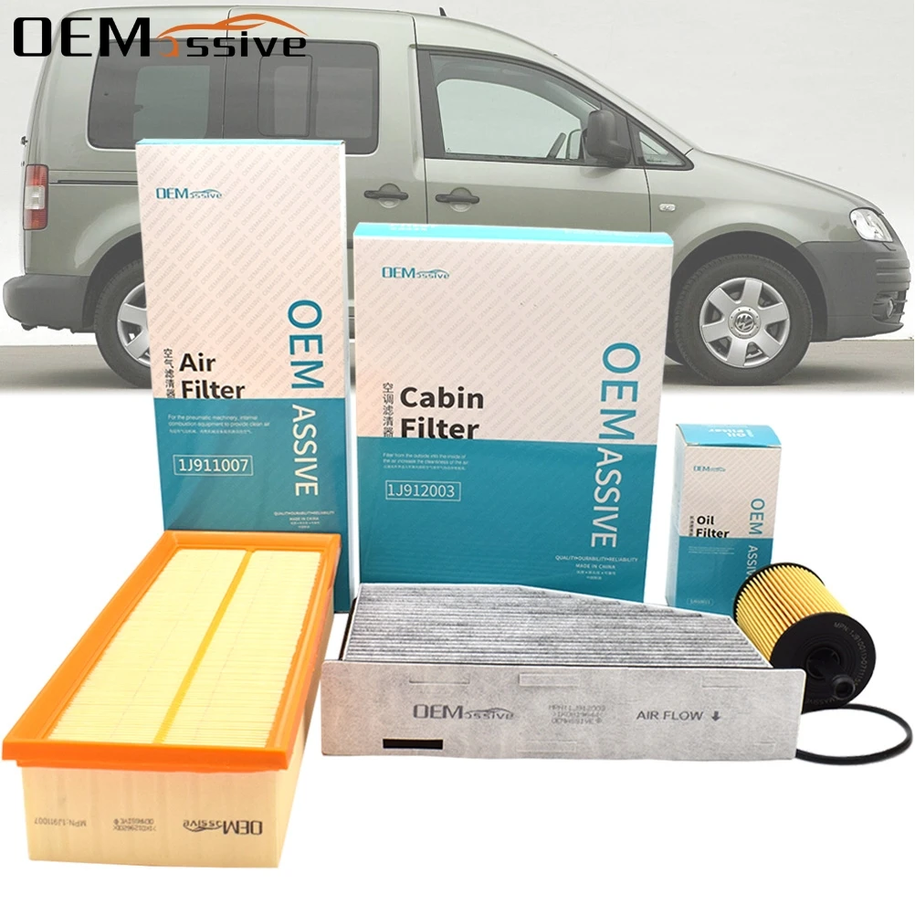 Масляный воздушный фильтр для салона VW Caddy 2005 2006 2007 2008 2009 1896ccm 2010 CCM 1 9 2 0 TDI