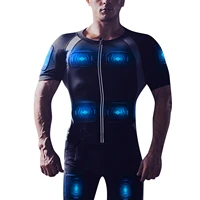 mens compression pants shirt top short sleeve jackets set suit zipper design compression suits for fitness workout mc889