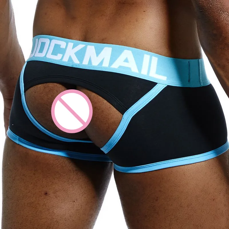 Мужские трусы с открытой спиной JOCKMAIL хлопковые боксеры без отделки сексуальное