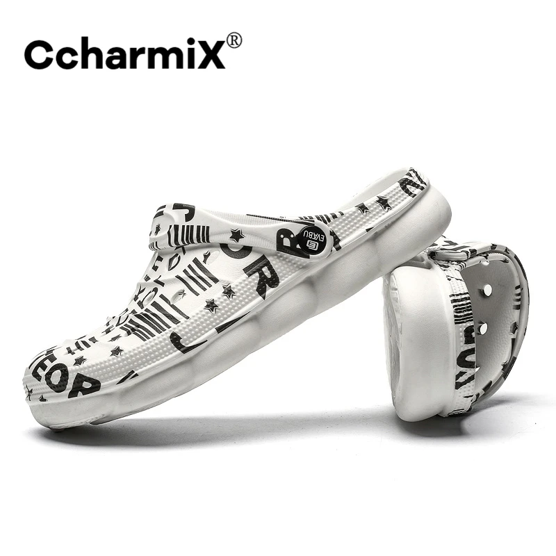 Сандалии CcharmiX мужские камуфляжные резиновая обувь для сада пляжные тапочки