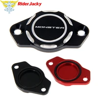 riderjacky black red cnc motorcycle engine oil filter cover cap for ducati 620 i e 620 s i e 750 i e 2002