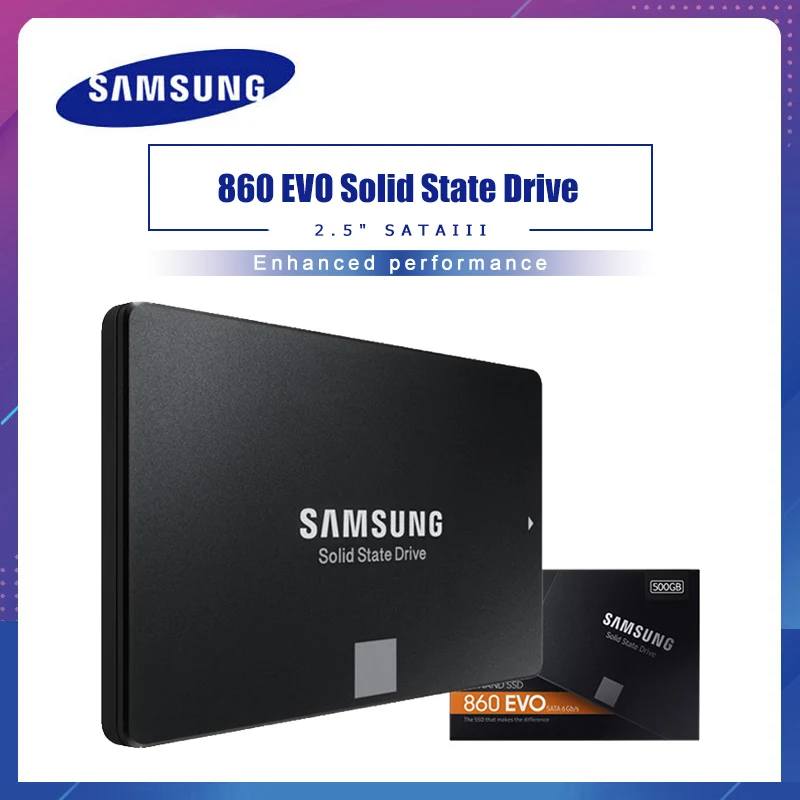 SAMSUNG SSD 860 EVO 250 ГБ 500 Гб Внутренний твердотельный диск HDD жесткий диск SATA3 2,5 дюймов ноутбук Настольный ПК TLC диско Дуро 250 ГБ