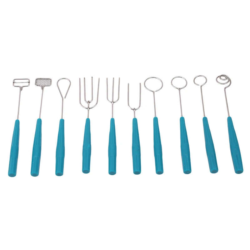 10 шт. вилки для шоколада фонтан фондю|Принадлежности выпечки| |