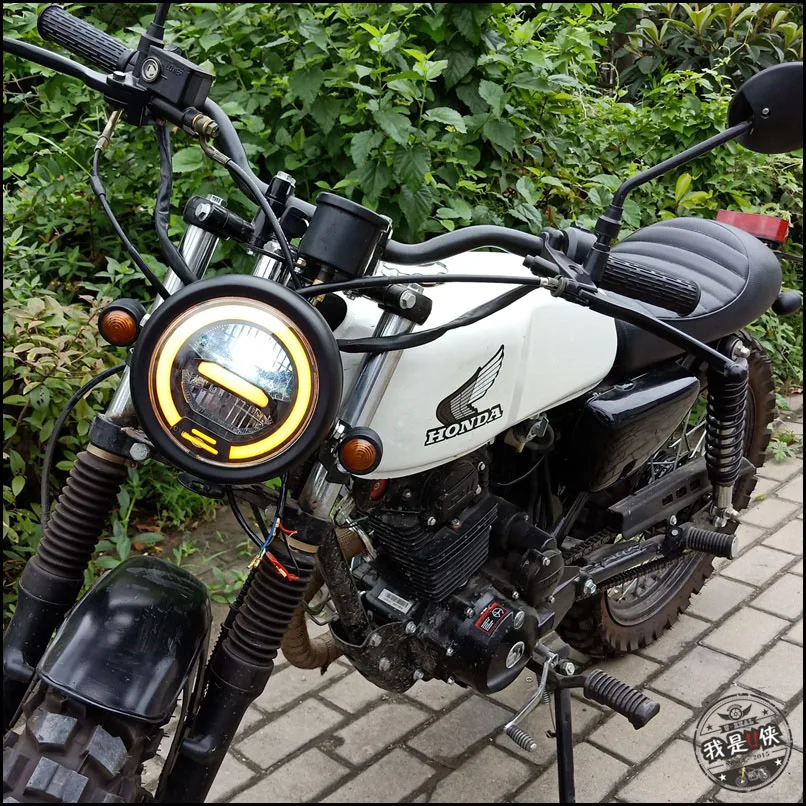 ECE E знак в байкерском стиле и ретро модификации общего светодиодный 12V