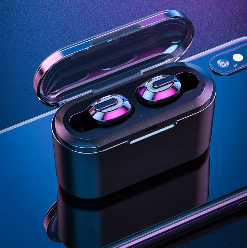 T2 беспроводная Bluetooth гарнитура HD стерео спортивные наушники с шумоподавлением Игровые наушники с микрофоном для IPhone samsung Ew