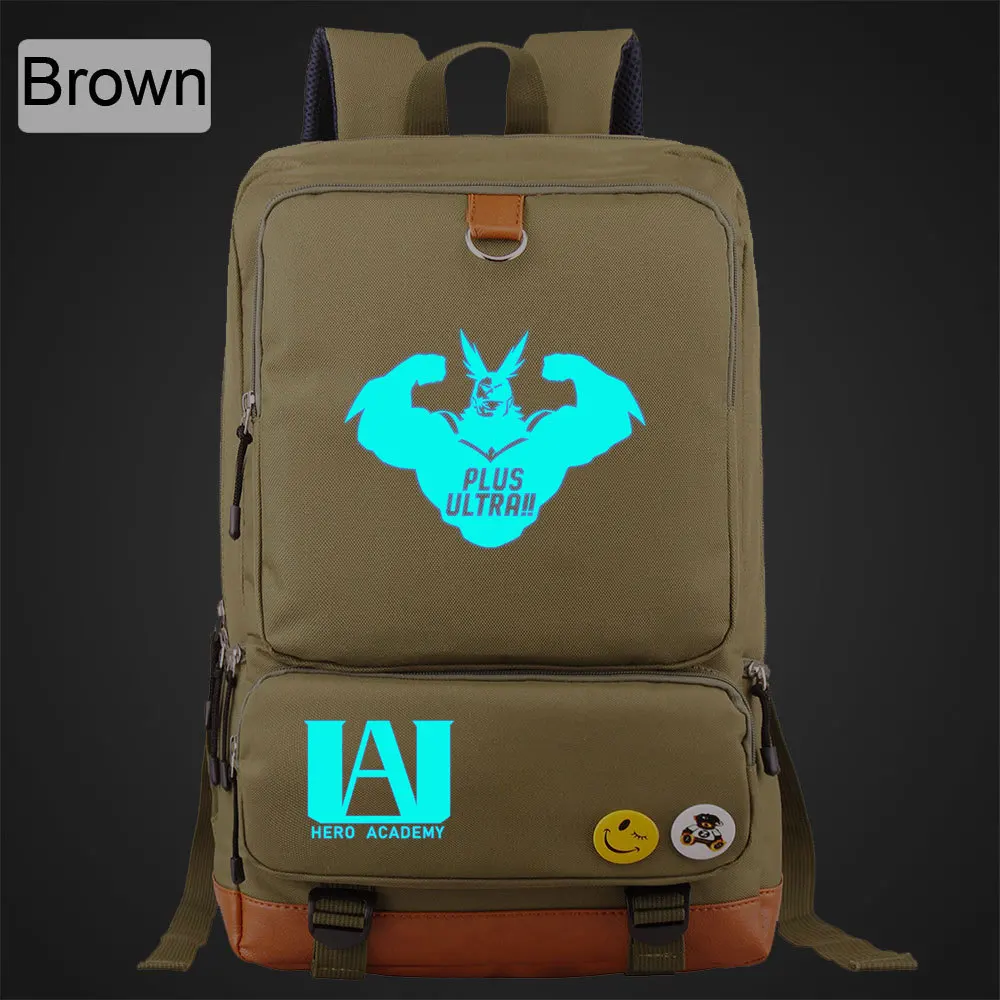 Хит 2019 рюкзак с изображением аниме Мой герой школьный люминесцентным популярным