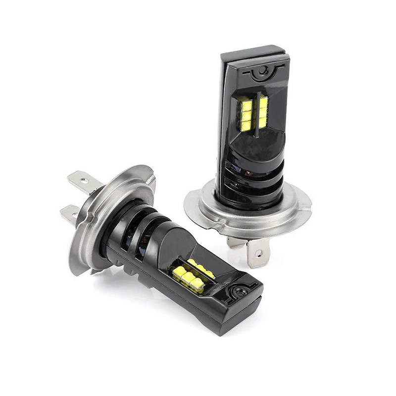 

2Pcs 1200LM NEW H7 Car LED Fog Lights Bulbs 12SMD 2525 6500K 60W 12V White AUTO Driving Lamp