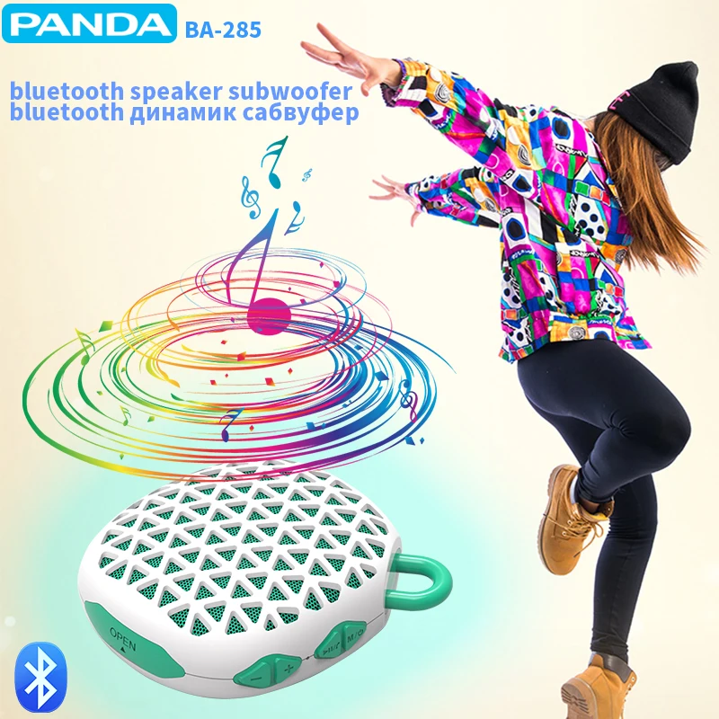 Портативный мини Bluetooth-динамик Бумбокс с зажимом сабвуфер сотовый телефон