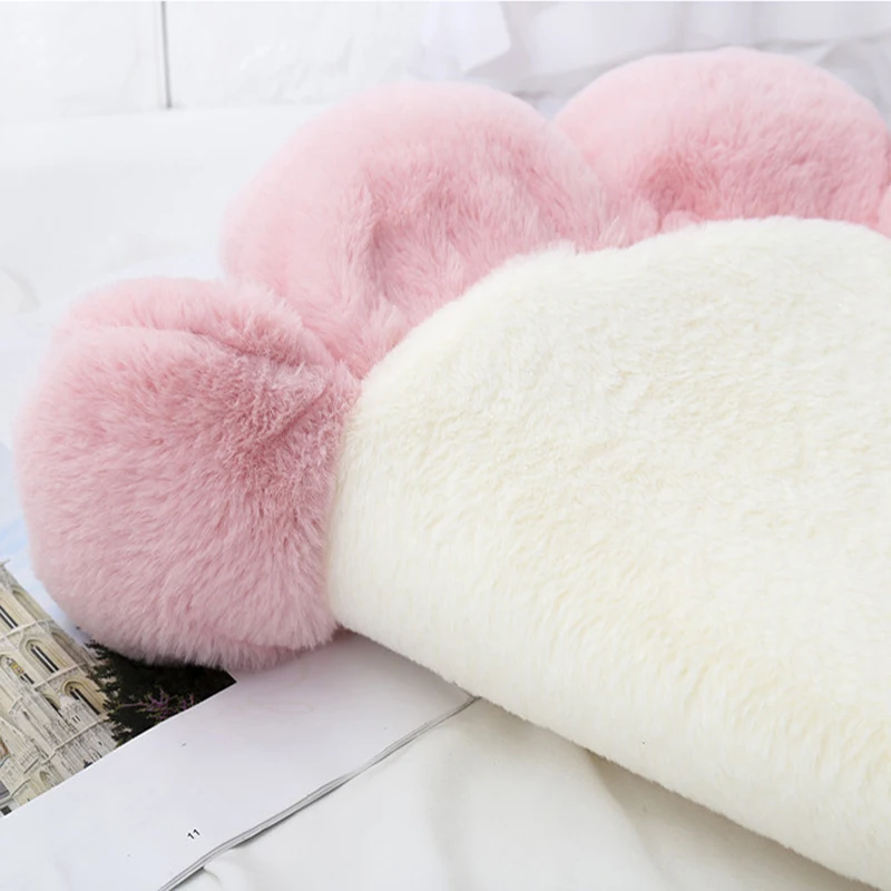 

Pet House Soft Round Warming Washable Dog Cat Mat For Small Medium Dogs Autumn Winter Angora Velvet Free Flower Shape Pets Bed