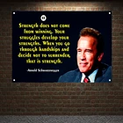 Вдохновляющий плакат, гобелен для мужчин, бодибилдинг, тренировка, баннер, настенное украшение с 4 люверсами, индивидуальный флаг, стадион, тренажерный зал, настенное украшение