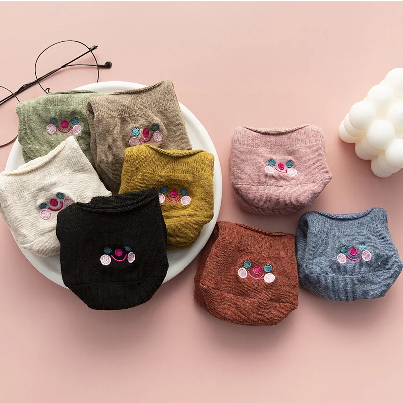 Новое поступление 2020 года Женские невидимые носки с цветочным рисунком