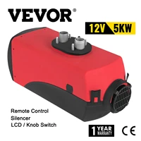 vevor 5kw 12v air diesel heater with lcd switch silencer remote control car heater low noise suitable for truck boat trailer bus