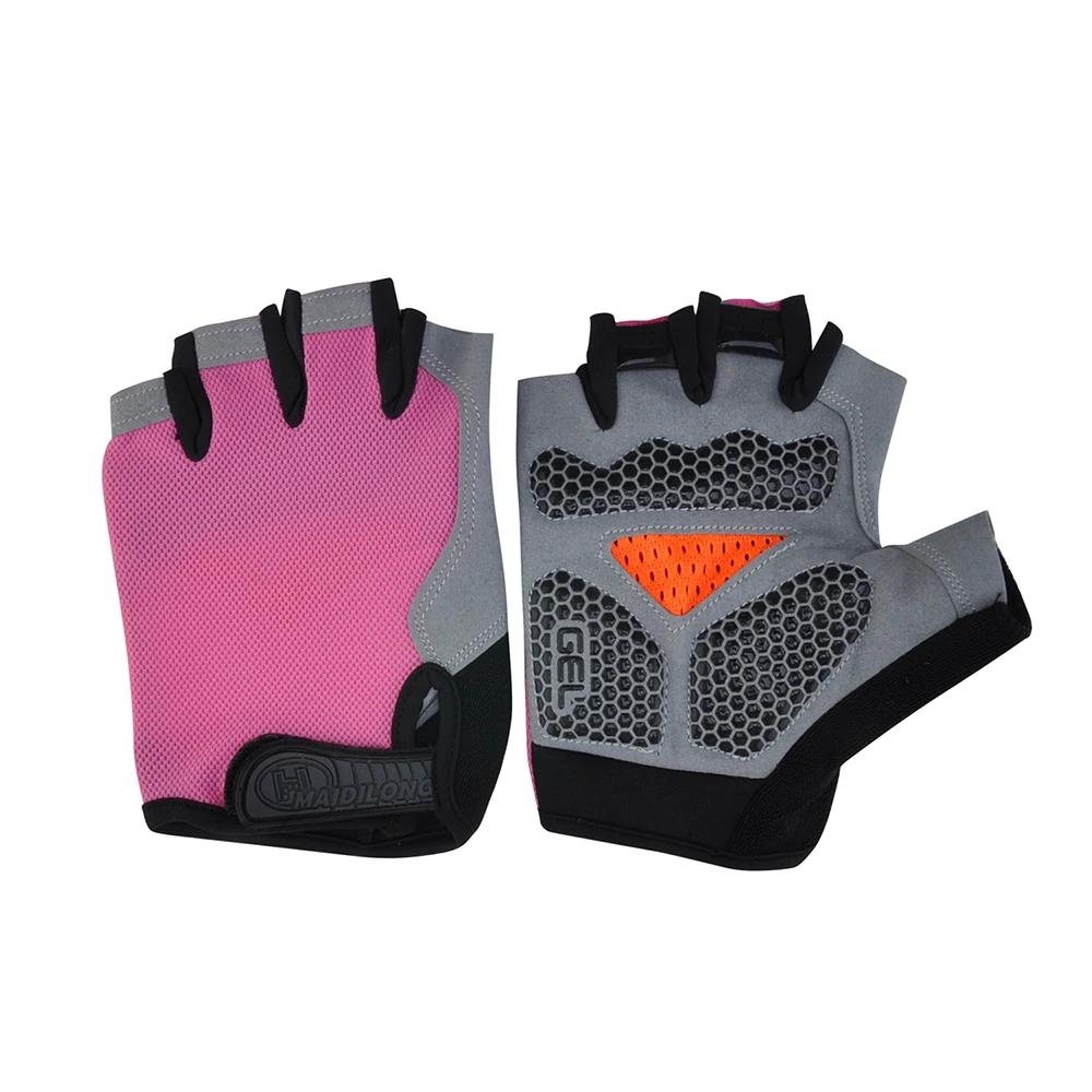 Перчатки на полпальца для мужчин и женщин силиконовые Нескользящие дышащие