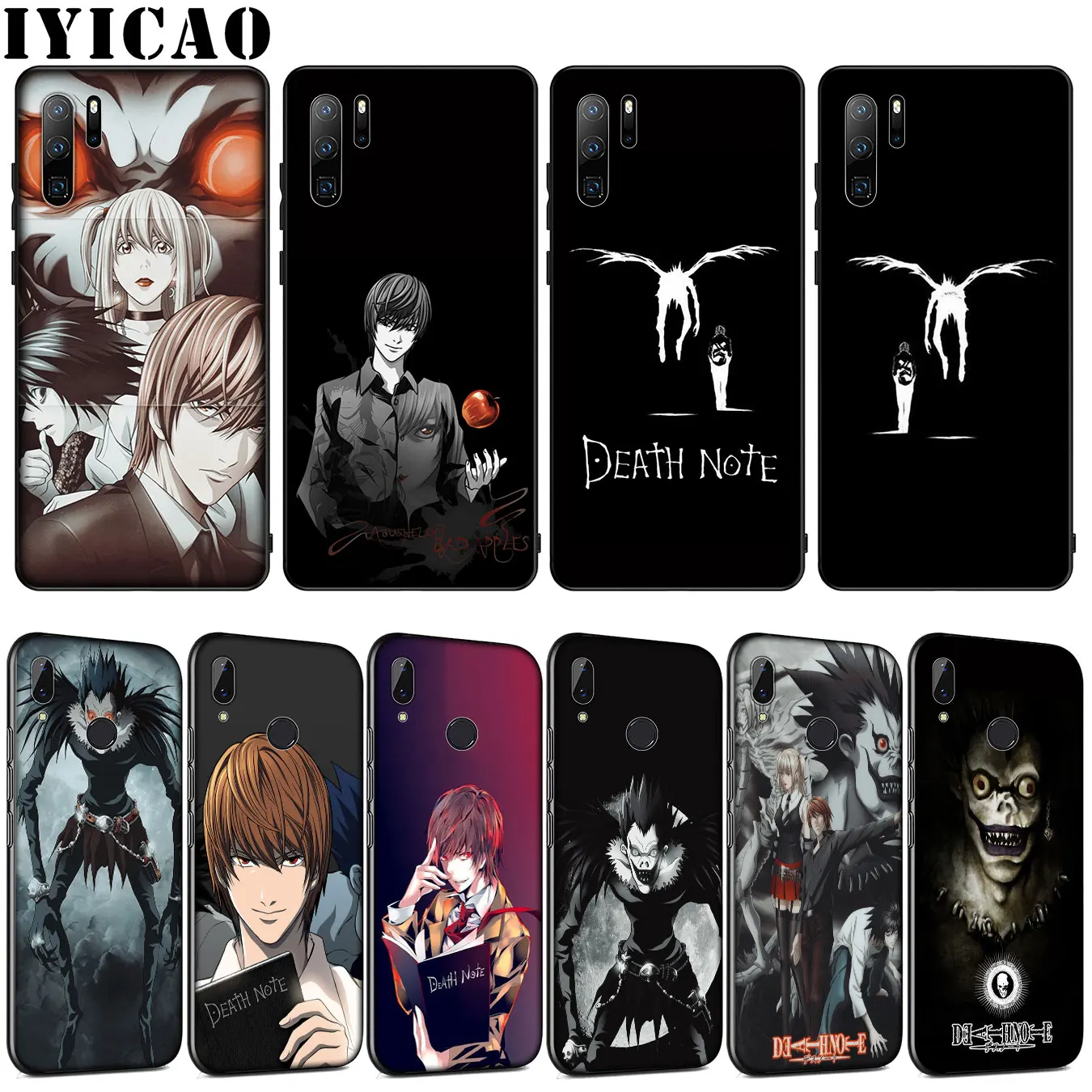 Чехол тетрадь смерти Ryuk kira мягкий силиконовый чехол для Huawei P30 P20 Pro P10 P9 Lite Mini 2017 2016