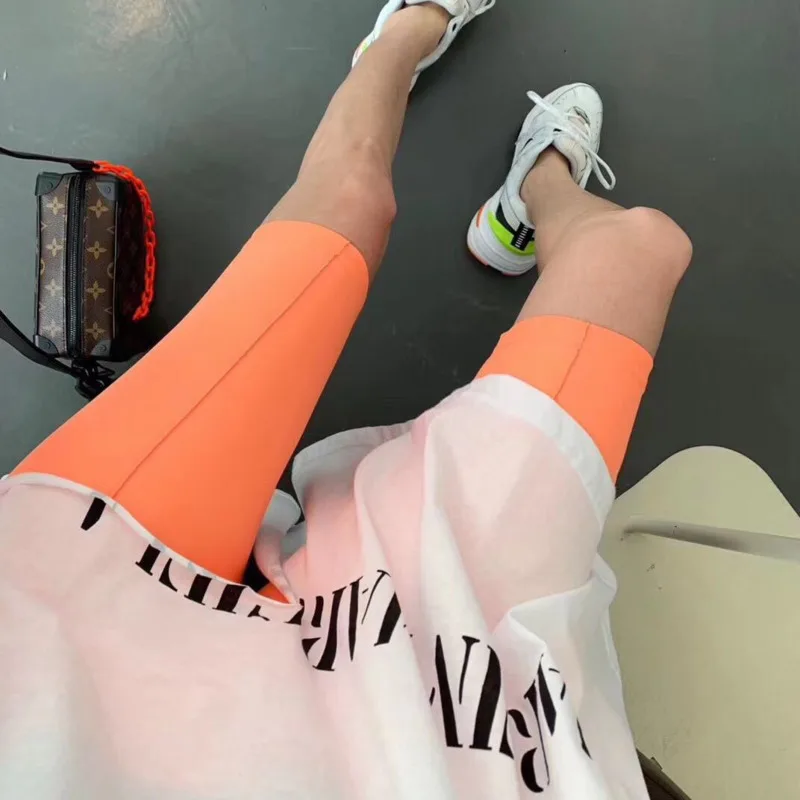 LANMREM одноцветные со складками четыре штаны женские леггинсы повседневные дикие