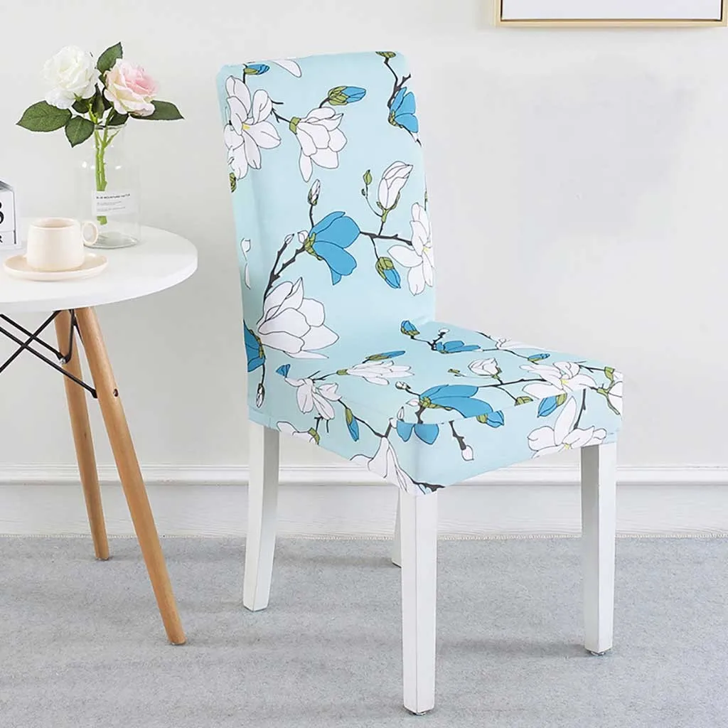 Чехол для стула с принтом Эластичный чехол сиденья используемый свадебной