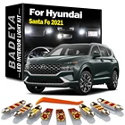 BADEYA 12 шт. светодиодная интерьерная с Canbus багажник светильник комплект для Hyundai Santafe Santa Fe 2021 светодиодные лампы купольная карта без ошибок автомобильные аксессуары
