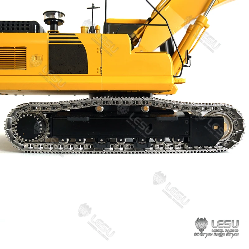 LESU 1/14 Zenoah Koma PC360 гидравлический экскаватор полностью металлический грузовик гусеницы звездочки ESC
