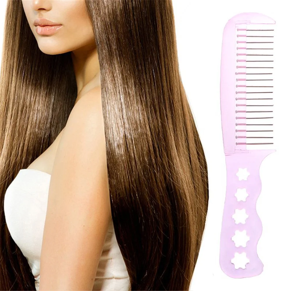 

1pc New Cool Special Hair Wig Hairpiece Care Anti-static 22 Small Steel Tooth Comb
