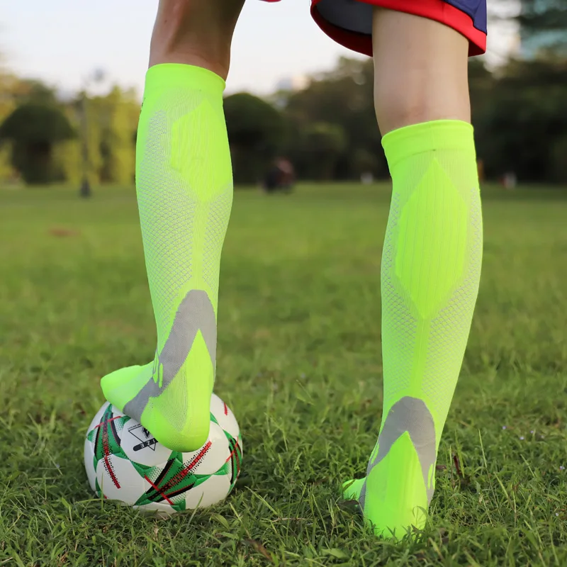 Мужские дышащие быстросохнущие удобные профессиональные футбольные носки