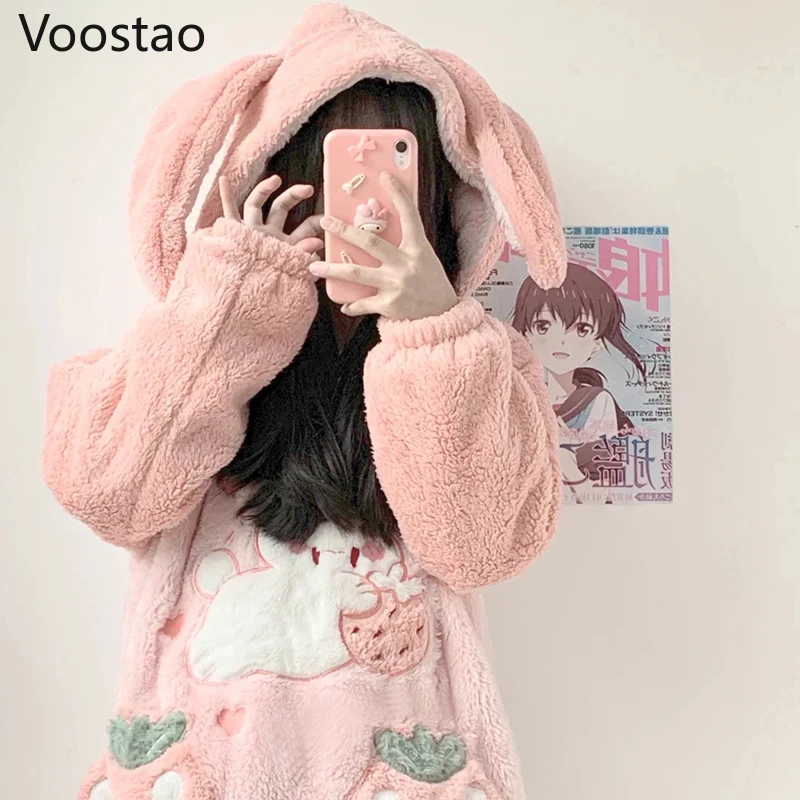 Женская флисовая Пижама с капюшоном на осень/зиму | одежда