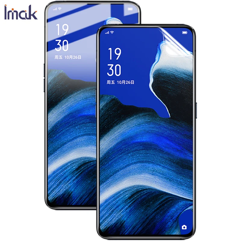 Imak Hydrogel III для OPPO Reno2, 2 шт., защита для заднего экрана, передняя, задняя, полное покрытие, мягкая защитная пленка, не стекло - Цвет: Front screen 2pcs