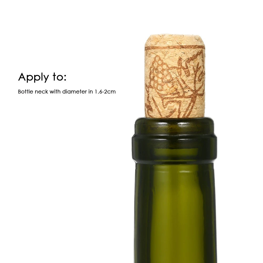 100pcs Wood Bottle Cork Wine Reusable Creative Functional Portable Sealing Stopper Tool Bar Tools | Дом и сад