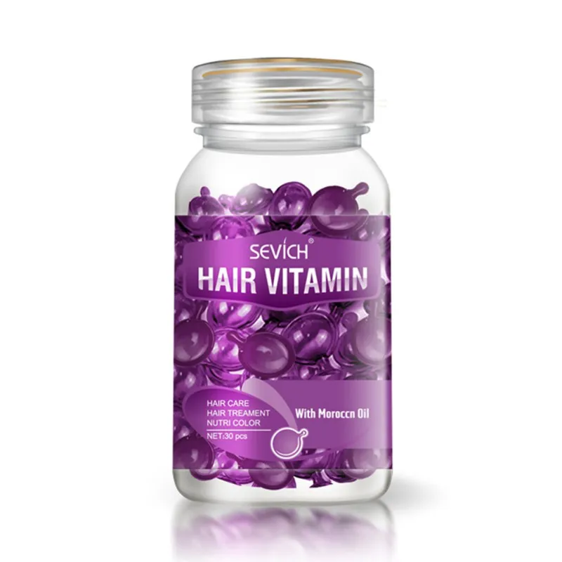 30PCS Hair Vitamin Serum Capsule Moisturizing Essence Vitamins A C E B5 Argan Macadamia Shea Butter Repair Treatments | Красота и