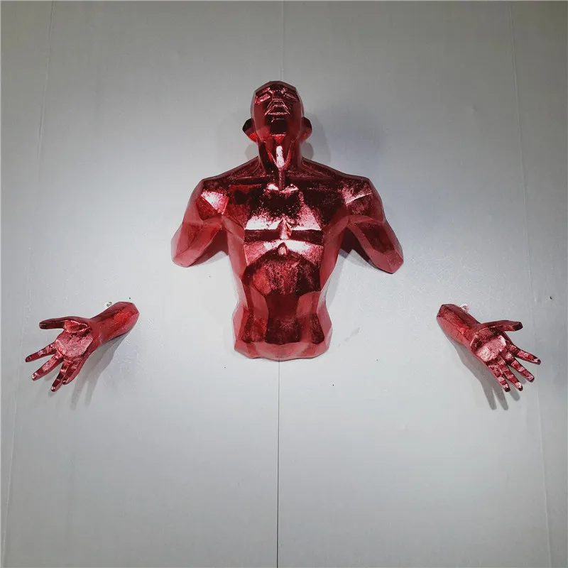 Креативная 3D геометрическая настенная стереоскопическая скульптура настенные