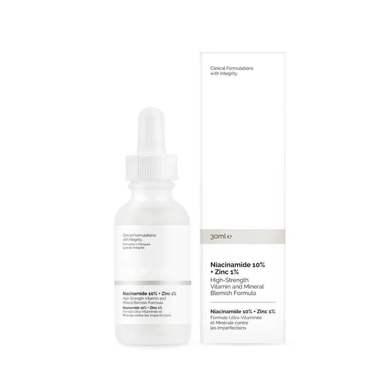 Обычный никотинамид 10% + Цинк 1% высокое минеральное эссенция регулирует