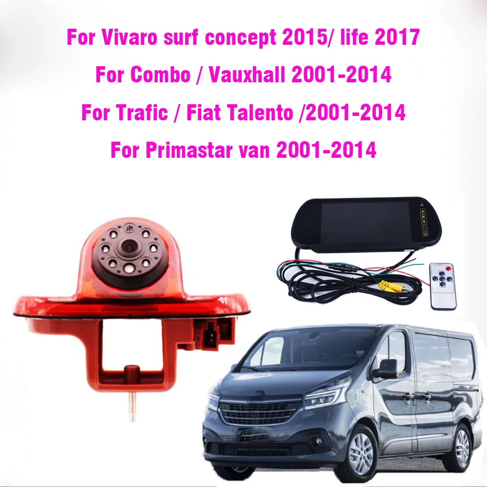 $207.90 High Definition Waterproof IR Night Vision Rear View Backup Brake Light Camera For Renault Trafic 2001-2014 Opel/Vaxhall Vivara