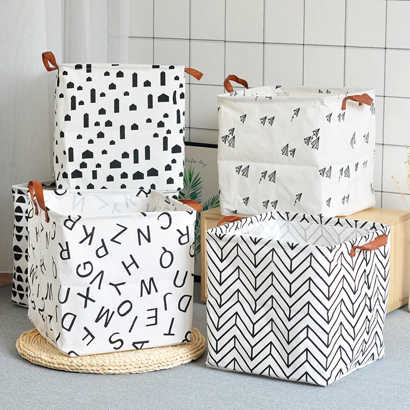 

Cube Folding Storage Basket Home Office Storage Container Organizer For Clothes Dirty Clothes Basket Storage Boxes For Underwear