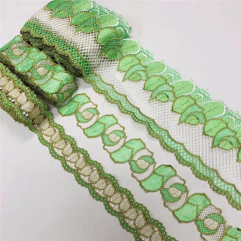 

10 Yard High Quality Lace Ribbon Trims Underwear Lace Trim Embroidered For Sewing Decoration African Lace Fabric XM032003