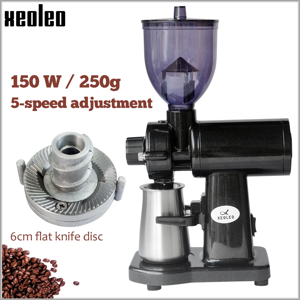 XEOLEO Espresso Coffee grinder Electric Coffee grinder Flat burr grinder household Espresso machine Coffee bean Miller 220V/110V