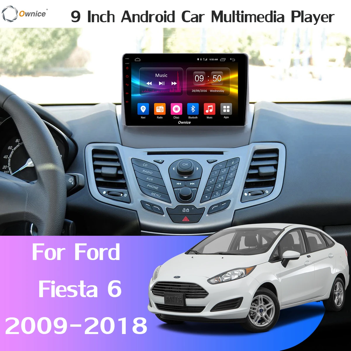 360°4×DVR камера 4G LTE WiFi 8 ядерный Android 9,0 4G+ 64G SPDIF DSP CarPlay Автомобильный плеер для Ford Fiesta 2009- gps радио