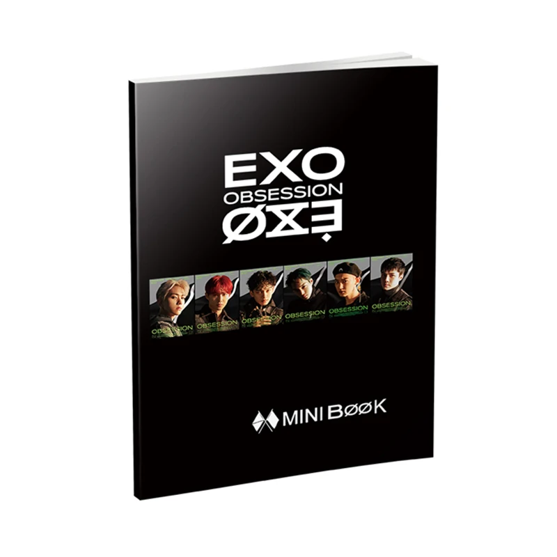 EXO Kpop EXO 6-й альбом Мини-фотокнига Мода K-pop EXO фотоальбом мини-книга Фотокарта коллекция фанатов Прямая поставка - Цвет: EXO